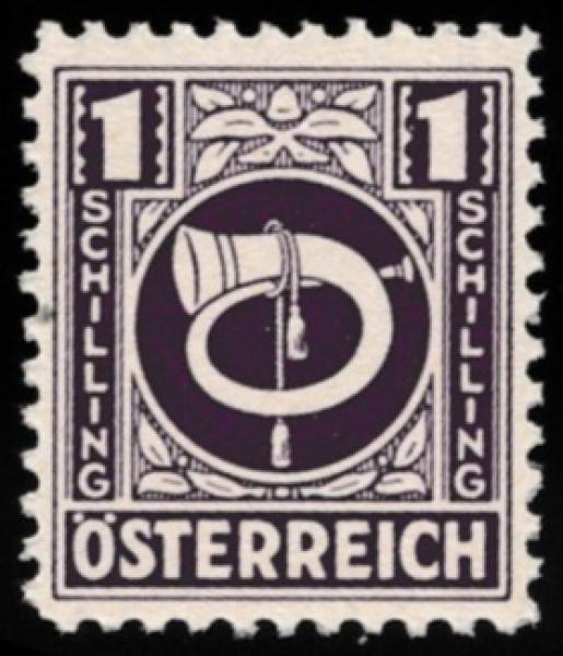 ANK 0697-0713 Posthorn 1945 complete set